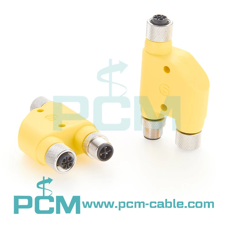 we are a manufacturer of M12 Connector h-splitter S-code for Power Supply M12 Connector h-splitter S-code for Power Supply