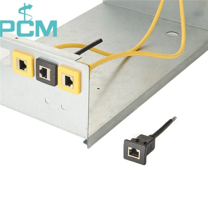 rj45 panel mount extention cable