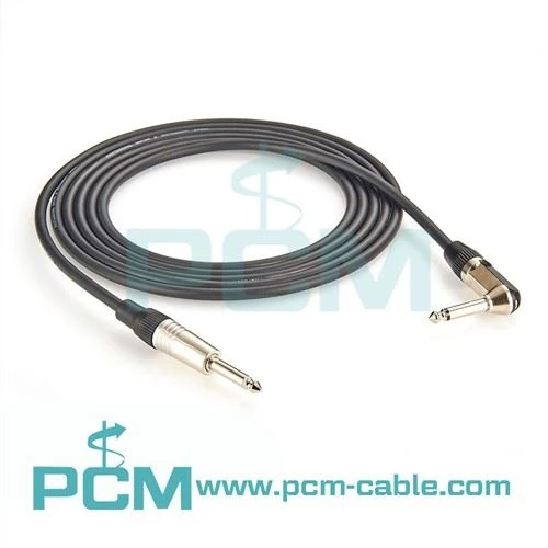 Rechthoekige gitaarinstrumentkabel