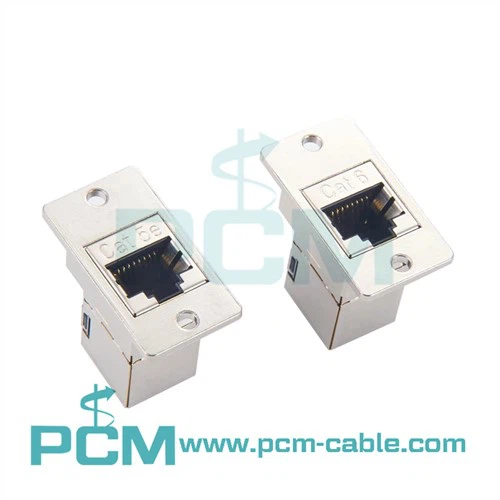 Cat6 RJ45-koppeling Afgeschermde RJ45-paneelmontage