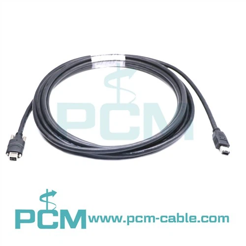 Industriële bewaking IEEE-1394b Firewire 9-pins naar 6-pins kabel