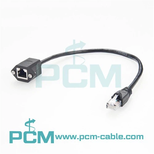 Op een paneel gemonteerde Ethernet-verlengkabel