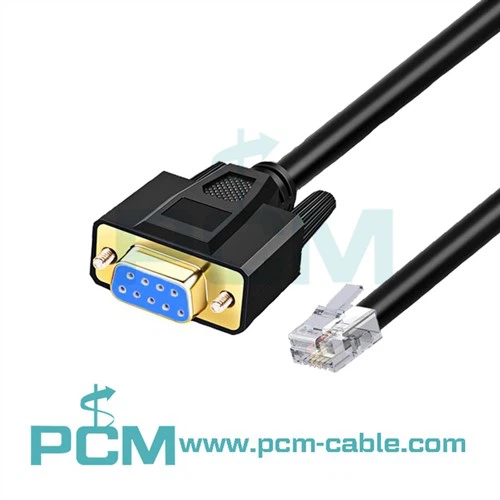 RJ45 naar seriële DB9 9-pins LAN-routeradapterkabel