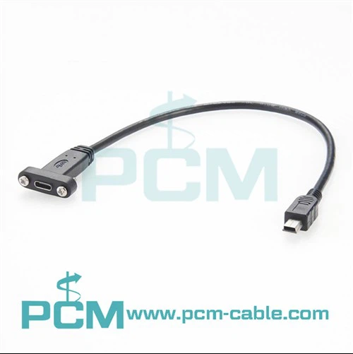 USB-C USB 3.1 Type C naar Mini USB-datakabel