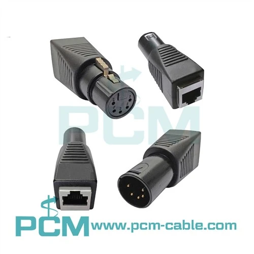 XLR naar RJ45-adapter DMX naar Cat5-kabel
