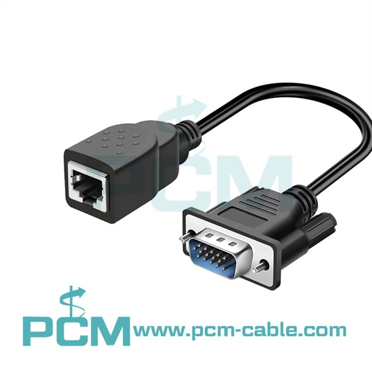 VGA-naar-RJ45-converteradapterconnector