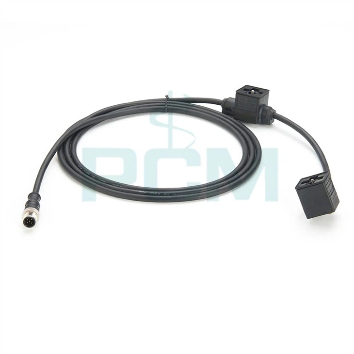 MSUD double valve plug form A 18mm with cable to M12