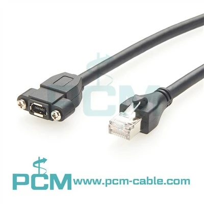 IX Een sleutel in - lijnaansluiting naar RJ45 -plugkabel