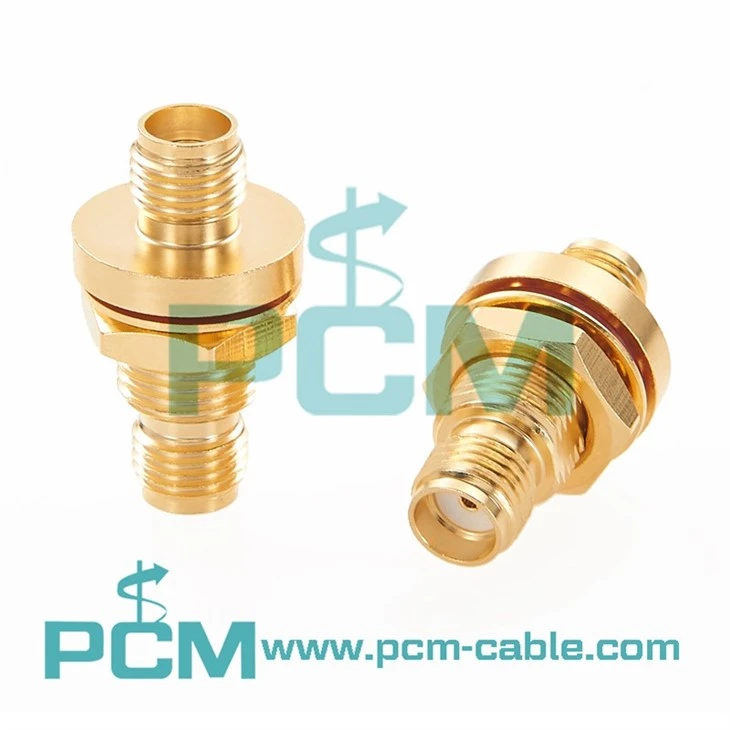 SMA Female to SMA Female Panel-Mount Coupler