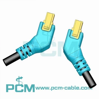 4-Pin 45 graden Molex uit-de-plank OTS stroom- en signaalkabelconstructies Micro-Fit, Mini-Fit en Mega-Fit